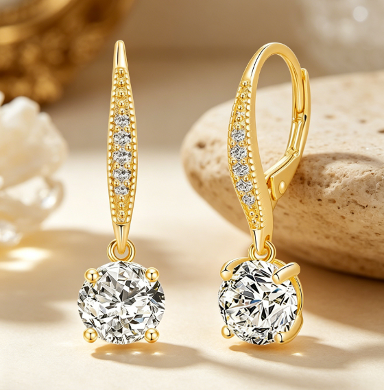 X-Shaped Earrings for Women, Modern Minimalist Design