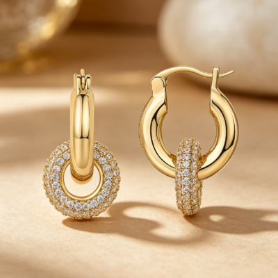 Starfish Statement Stud Earrings for Women, Ocean-Inspired Jewelry