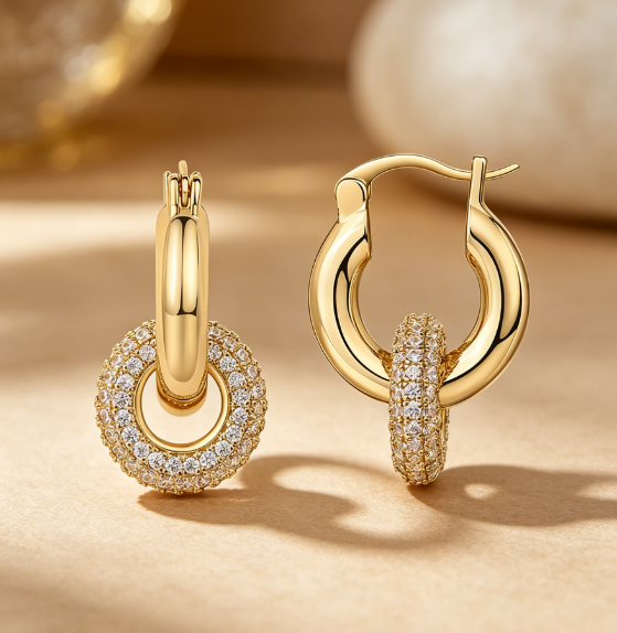 Starfish Statement Stud Earrings for Women, Ocean-Inspired Jewelry