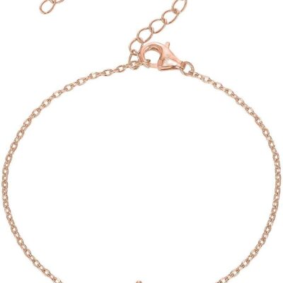14K Gold Plated Cubic Zirconia Solitaire Diamond Bracelet | Bridesmaid Bracelets | Curb Cable Bracelets for Women
