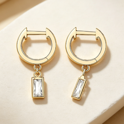 Earrings with Charms for Women, Lightweight Dangle Design